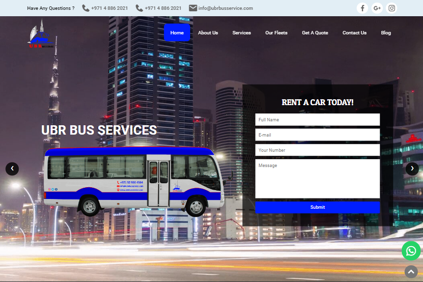 UBR BUS Services